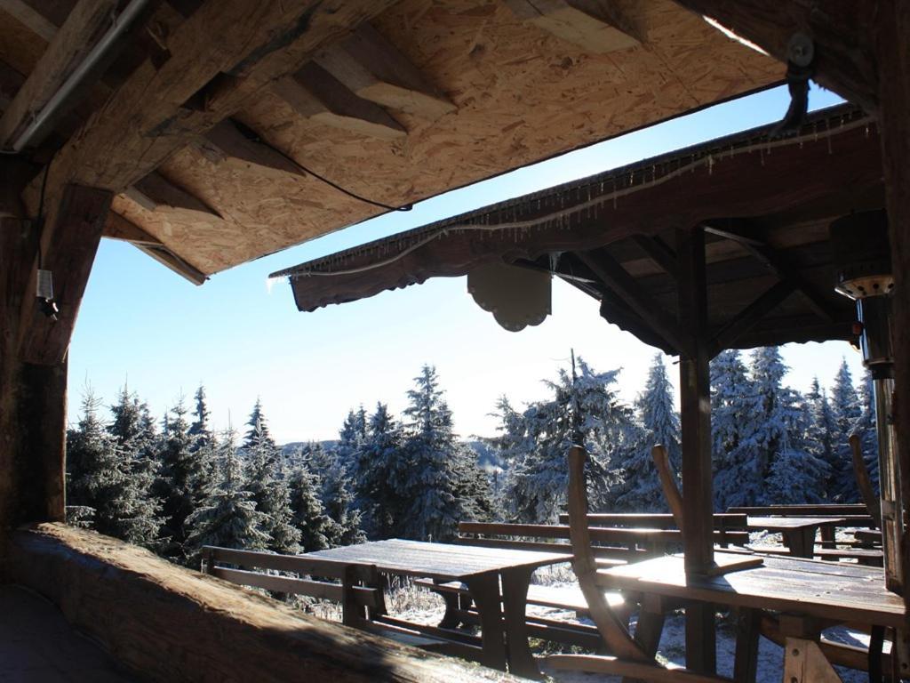 Fichtelberghuette Hotel Oberwiesenthal Bagian luar foto